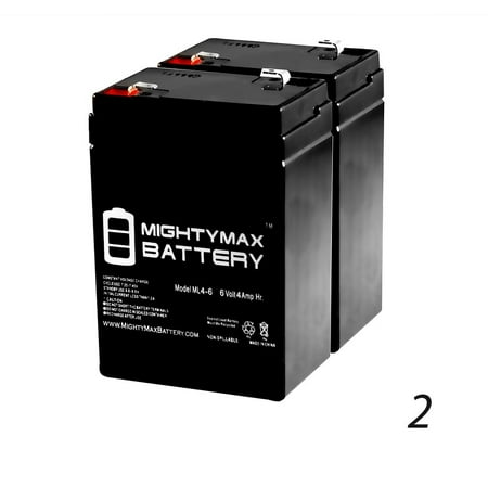 Housing Battery Backup Exit Sign - Exit Sign Battery 6V 4.5Ah backup - 2 Pack