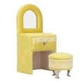 thumbnail image 1 of Sofá de casa de muñecas NikouMX mini silla de franela suave Joyero, 1 of 8