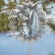 thumbnail image 5 of Muyoka 3D Wind Spinner 11.8 pulgadas grandes campanas de viento de colibrí con gancho en forma de S esculturas de viento colgantes de metal jardín atrapavientos en espiral para patio al aire libre bal Muyoka Hogar, 5 of 7
