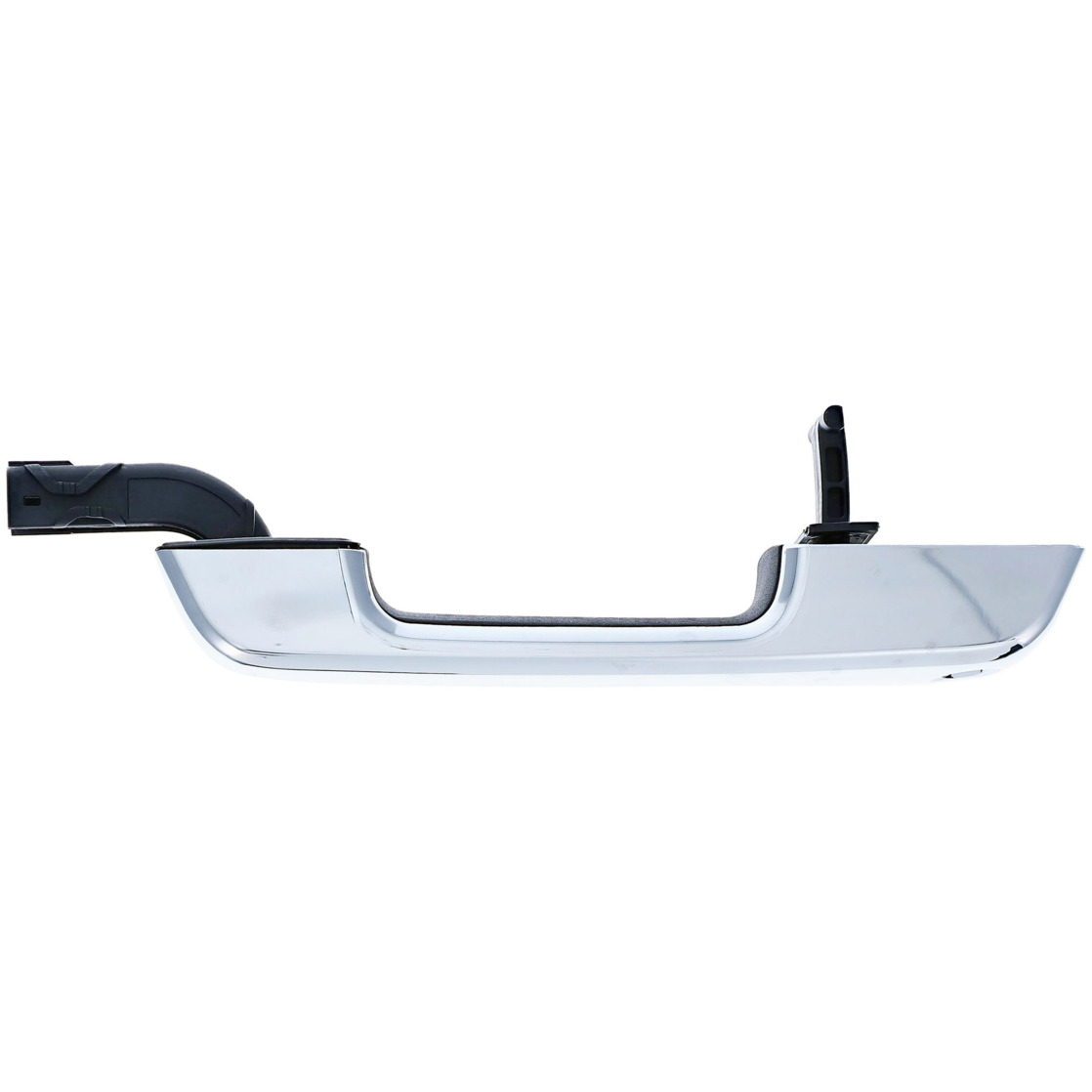 Dorman 15855 Front Driver Side Exterior Door Handle for Specific Ford Models, Chrome; Black