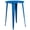 Blue, variant on Emma + Oliver Commercial Grade 30" Round Blue Metal Indoor-Outdoor Bar Height Table