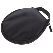 LAMIRO Small CD Case Round CD Storage Bag DVD Disc Holder 20 Capacity CDs Holder