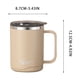 thumbnail image 3 of Taza de acero inoxidable 304 de doble capa para el hogar, la oficina, el agua con asa, tazas, tazas de café, taza de café, 3 of 7