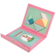 thumbnail image 4 of Bloques de construcción cognitivos de madera para el desarrollo del cerebro infantil, juguetes educativos clásicos de Tangram magnéticos para la educación temprana de los niños, 4 of 6