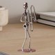 thumbnail image 4 of 2x Musical Man Statue Iron Wires And Screws Statue, Decorative Desk Decoration Musician Tabletop Figurine for Tabletop, 4 of 5