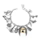 thumbnail image 2 of 2025 Pulsera combinada con snitch dorada de Harry Potter, sombrero mágico de la escuela Hogwarts, juguetes de quidditch, figuras, gafas de búho, pulseras con escoba, 2 of 5