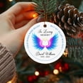 thumbnail image 3 of in Loving Memory Ornament Christmas 2025, Your Wings were Ready But My Heart was Not Ornament, Personalized Name Sympathy Ornament for Loss of Loved One Wings Heaven Ornament Xmas zaP8XS, 3 of 6