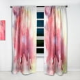 thumbnail image 2 of Designart 'Abstract Pink' Modern & Contemporary Curtain Panel, 2 of 5
