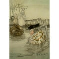 thumbnail image 2 of Arthur Rackham 11x14 Black Ornate Wood Framed Double Matted Museum Art Print Titled: The Two Pots (1912), 2 of 5