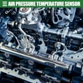 thumbnail image 2 of Unique Bargains Air Pressure Temperature Sensor Oil Temperature Pressure Sensor for Navistar DT466E Plastic Silver Tone, 2 of 7