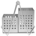 thumbnail image 1 of 1 Set Stainless Steel Chopsticks Barrel Chopsticks Stand Wall-mounted Chopstick Cage, 1 of 9