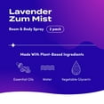 thumbnail image 2 of Zum Mist Room and Body Spray - Lavender - 4 fl oz (2 Pack), 2 of 7