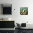 thumbnail image 3 of Stupell Industries Polar Bear Vintage Tub Animals & Insects Painting White Framed Art Print Wall Art, 24 x 24, 3 of 9