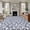 Blue, variant on 6'x9' Area Rugs, Navy Blue Floral Indoor Outdoor Area Rug for Living Room Bedroom, Vintage Art Flowers Pattern Washable Bathroom Rugs Kitchen Floor Carpet Mats Home Decor Aesthetic