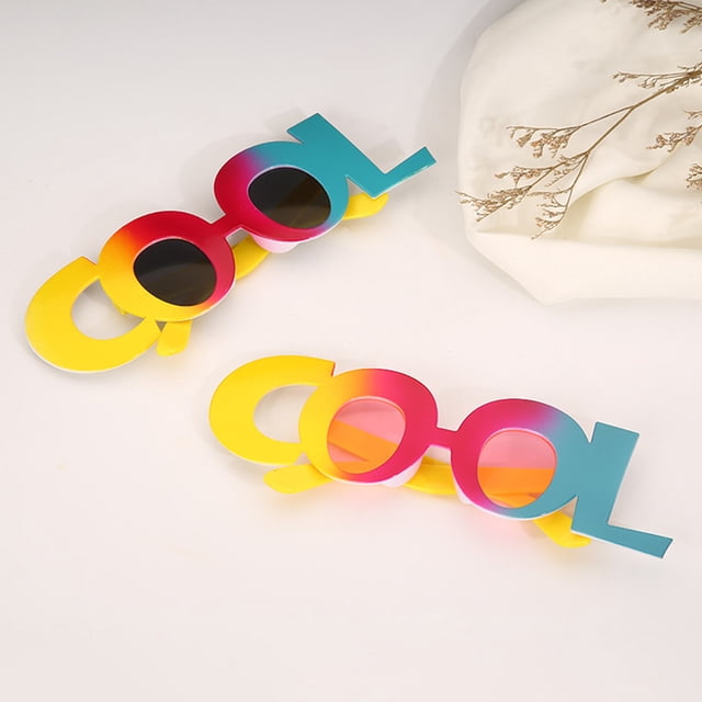 HEALEEP 2Ud Gafas Para Fiesta Hawaii Coloridas Único Material ABS Y Seguro