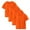 Orange, variant on RXIRUCGD 4 PC Girls Shirts Short Sleeve Shirt Girls T Shirts Soft Basic Tees Kids Tshirts Solid Summer Top T-Shirt( Navy, Size:7 Years )