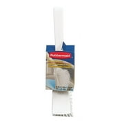12Pack Rubbermaid G168-12 Dish & Sink Kitchen Scrub Brush with Scraper, 9" White