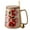 Khaki, variant on 24oz Floral Art Pattern Ceramic Coffee Mug with Wooden Lid and Spoon