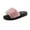 Pink, variant on Penkiiy Women's Winter Leisure Plush Warm Non-slip Household Slippers Single ShoesWinter Slippers for Women and Girls