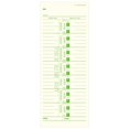 thumbnail image 1 of Time Cards Btlwpy Weekly, 1 cara, 9 x 23 cm, 500 unidades, color verde, 1 of 5