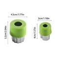 thumbnail image 3 of Binwennn Small round Silicone Baking compatible with Machine Set Funnel Cake Kits Stainless Steel Vegetable Animal Cartoon Home Fruit Flower Cutter 9 Piece Set Easy To Become A Small Secret !, 3 of 7