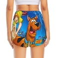 thumbnail image 2 of Lsque Scooby-Doo Printed Women's Running Shorts with Liner Pockets,Elastic Quick Dry Workout Athletic Gym Yoga Shorts,Womens High Waist Shorts-X-Large, 2 of 9