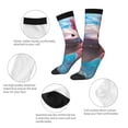 thumbnail image 4 of Balery Cute Underwater Axolotl Calcetas Largas con Estampado para Hombre y Mujer – Suaves y Transpirables, Talla Única (US 5-11), 4 of 6