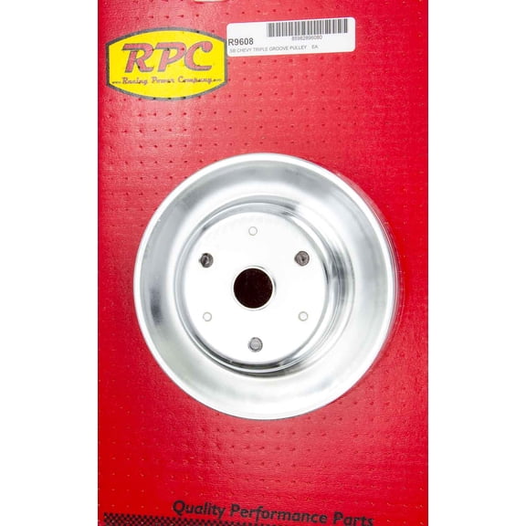 RACING POWER CO 7-13/16 in OD V-Belt Crank Pulley Long SBC P/N R9608