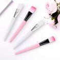 thumbnail image 2 of serony Facial Brush Simple Comfortable Applicator Tool Practical Girl Tools Makeup Accessories with Plastic Handle for Home Salon Using White, 2 of 8