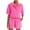 Pink, variant on Swim Womens Collared Pocket Crop Top