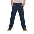thumbnail image 6 of Uniform Pants for Boys Pull On Chino Pants with Pockets Straight Pants Navy Uniform Pants Back to School Clothes Teen Preppy Clothes 13-14 Years, 6 of 6