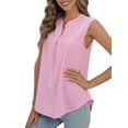 thumbnail image 6 of QINCAO Womens Tank Tops V Neck Sleeveless Casual Basic Womens Summer Tops Tunic Blouses,S(4-6), 6 of 8