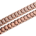 thumbnail image 3 of Pulsera magnética de cobre Vevor para aliviar el dolor de la artritis 22 cm, 3 of 5