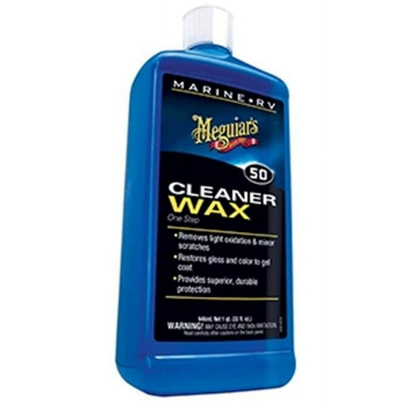 Meguiars M5032CASE Boat & RV Cleaner Wax - 32 oz, Case of 6