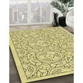 thumbnail image 3 of Ahgly Company Machine Washable Indoor Rectangle Transitional Sun Yellow Area Rugs, 7' x 9', 3 of 7