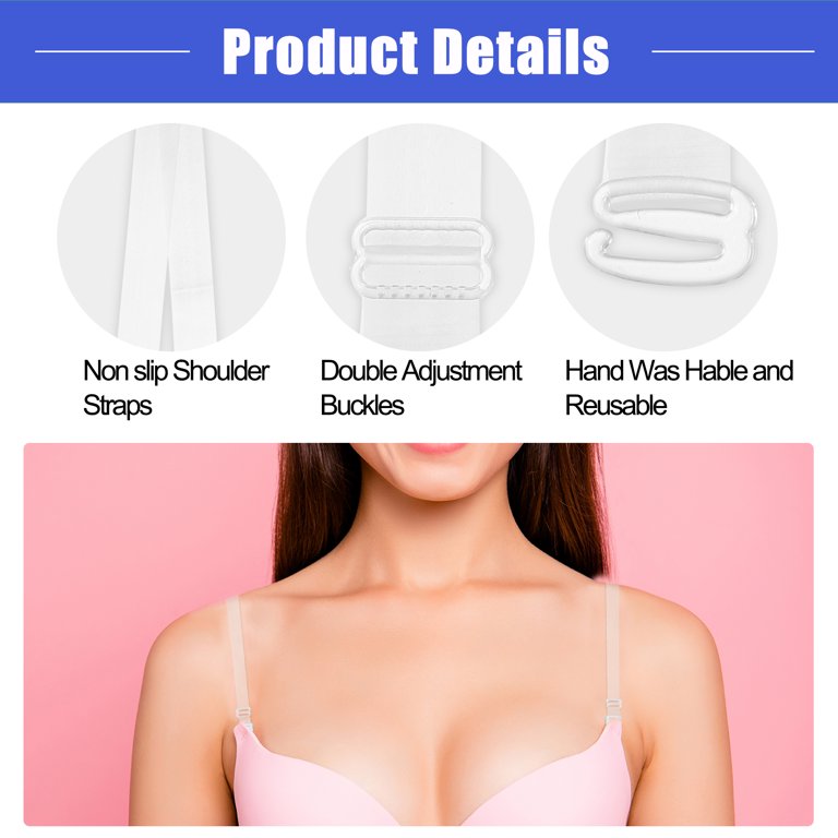 Polyester Underwear Shoulder Straps Smooth Adjustable Non-slip Elastic Bands Ves
