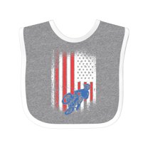 Inktastic BMX Motocross Biking Boys Baby Bib