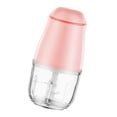 thumbnail image 3 of Picadora de carne eléctrica mini, portátil, eficiente, segura, multifuncional, para alimentos, suministros de cocina, color rosa, 3 of 12