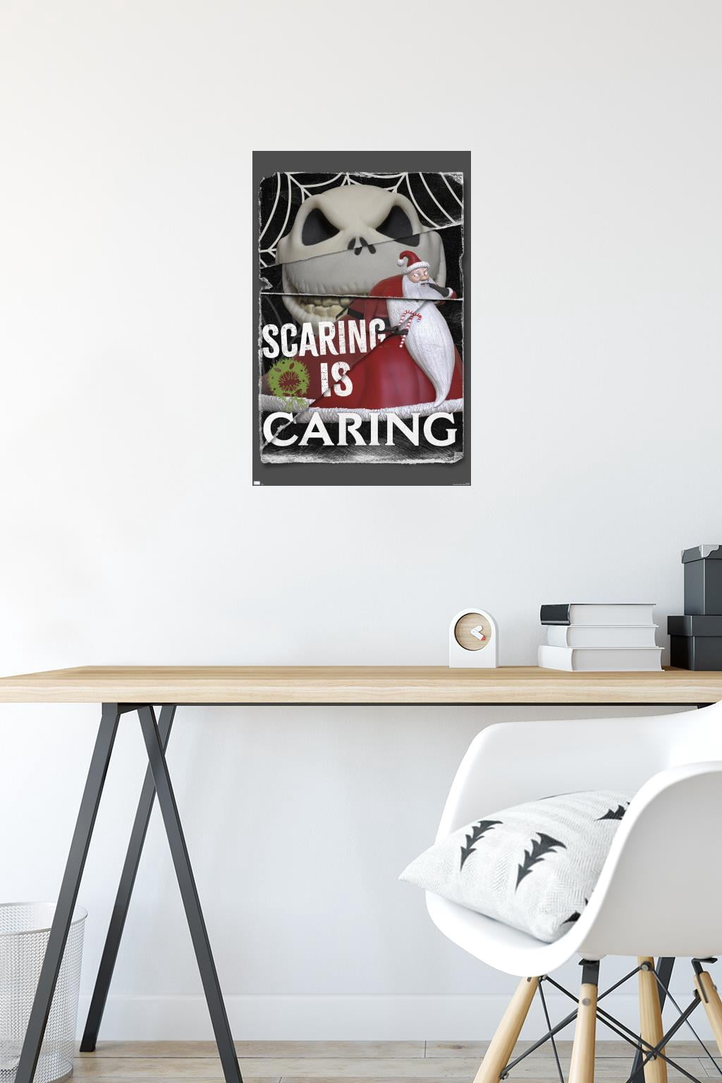 Disney Tim Burton's The Nightmare Before Christmas - Distorted Caring Wall Poster, 14.725" x 22.375"