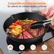 thumbnail image 3 of 8 PCS Sartenes de Hierro Fundido, Cast Iron Skillet con 3 Asas Aisladas, Sartén Cuadrada para Parrilla, Cacerolas Antiadherentes con Cepillo de Silicona, Espátula de Madera, Guantes de Horno y Pinzas, 3 of 6