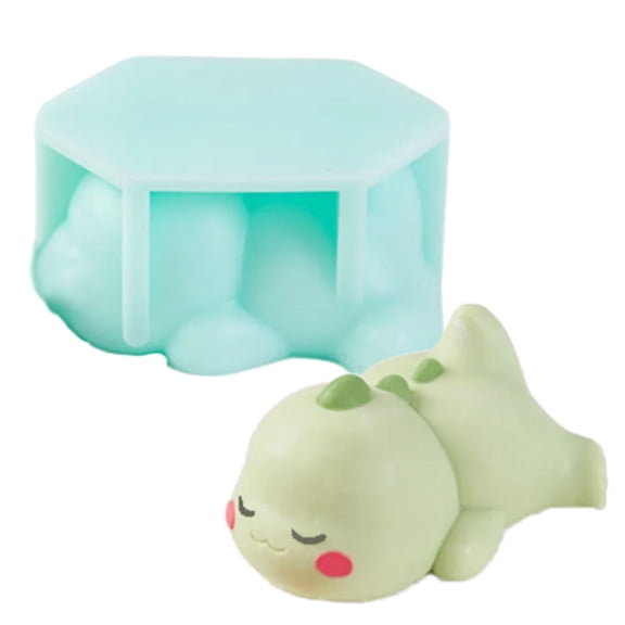 3D Dinosaur Silicone Molds For Making Fondant Chocolate Soap Candle Cake Baking