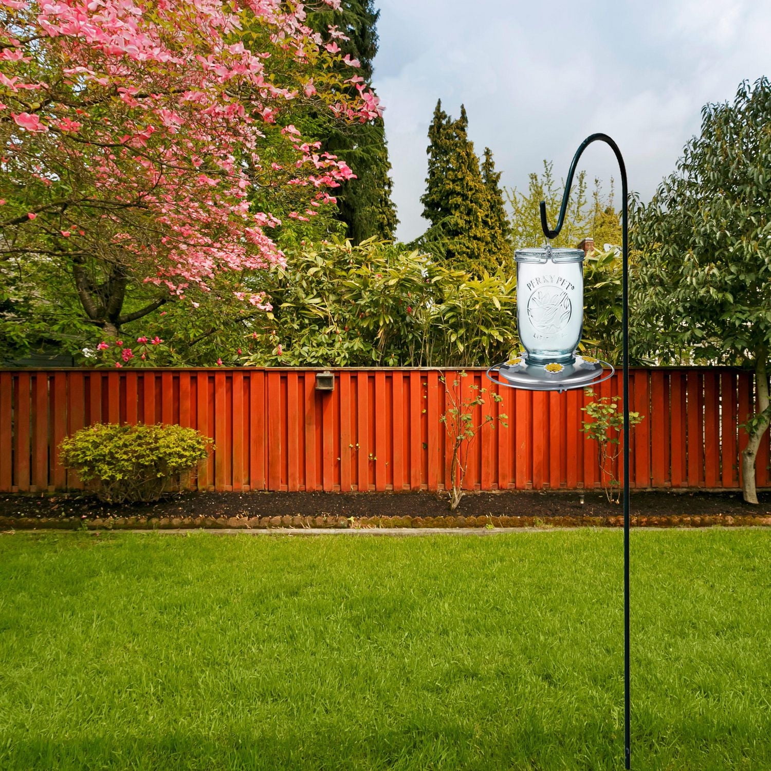 Perky-Pet 32 oz Mason Jar Hummingbird Feeder