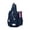Blue, variant on Canvas Sling Bag for Men & Women - Chest Shoulder Bag Unbalance Crossbody Backpack Water Resistant Daypack for Gym Travel Hiking