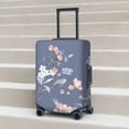thumbnail image 5 of Yiaed Watercolor Flowers Butterfly Print Travel Luggage Cover Suitcase Protector Fits 18-32 Inch Luggage Wheel Covers Patterned Elastic Luggage Anti-scratch（No luggage）-Large, 5 of 5