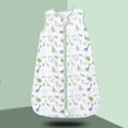 thumbnail image 2 of HAOTAGS Baby Sleep Sack (0-24 Months) Wearable Blanket for Babies 100% Cotton 2-Way Zipper Toddler Sleeping Bag Multicolor Size 0-6 Months, 2 of 6