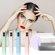Mini UV Lamp for Gel Nails, Handheld UV Light for Nails, Portable LED Nail Lamp, Rechargeable Cordless U V Led Nail Lamp for Fast Curing, USB Small Nail Dryer with 2 Timers LED Screen