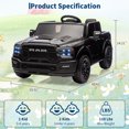 thumbnail image 2 of CazToi 24V RAM 2500 Licensed 2 Seater Ride On Truck Remote Control 3 Speeds LED Lights Bluetooth Suspension, 2 of 10