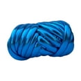 thumbnail image 3 of Hilo de hilo grueso Hilo tejido 500 g de brazo Tubo de hilo de punto Hilo hilo voluminoso para cestas de manta alfombra que fabricaba Azul oscuro, 3 of 8