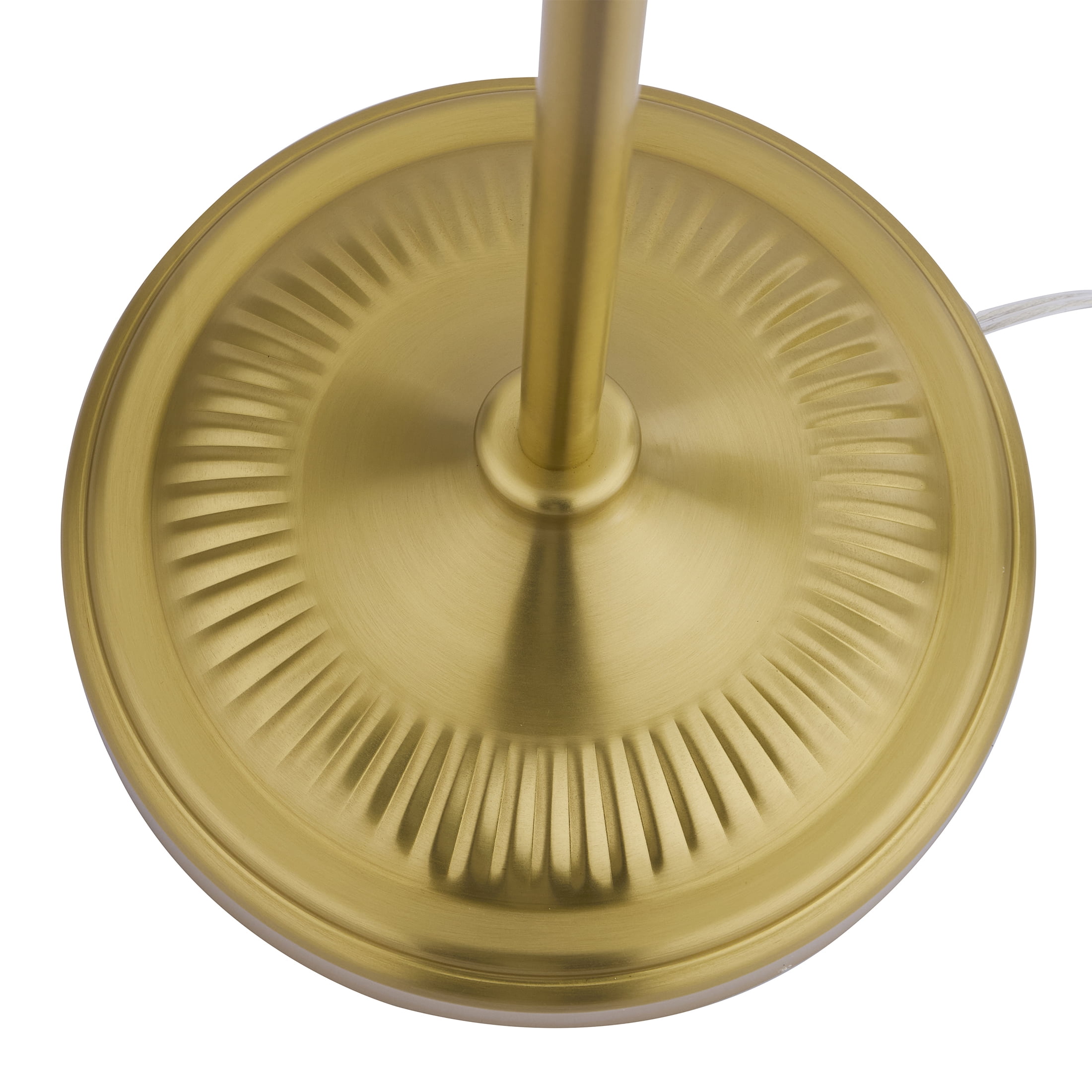 My Texas House 26 in Brass Glass Shade Table Lamp