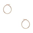thumbnail image 2 of Humble Chic Small Hoop Earrings for Women - 18K Rose Gold Plated Lightweight Hoops, 0.5", 2 of 8
